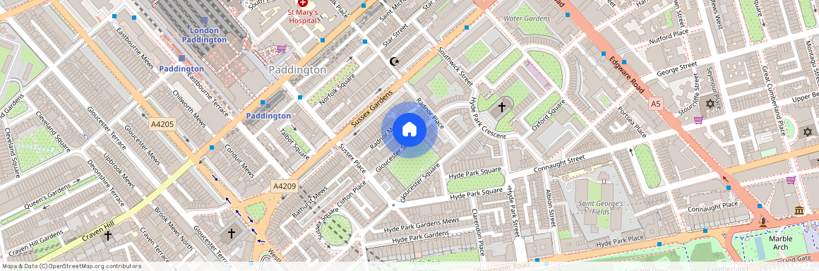 Gloucester Square, Gloucester Square, W2