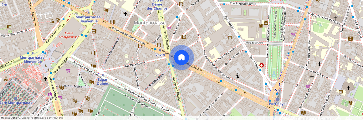 Appartement à louer boulevard du Montparnasse, Paris 6ème