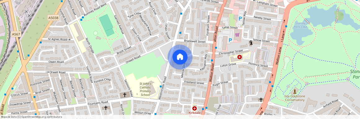 Longridge Walk, Liverpool, Merseyside, L4