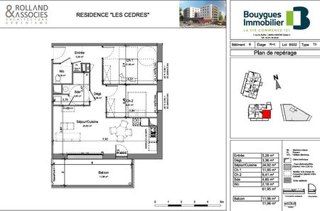 Location Appartement 3 pièces 61m² ANGERS 49100 - Photo 5