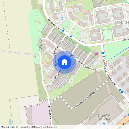 ul. Ignacego Adama Bujnickiego, Dobrzec, Kalisz, wielkopolskie