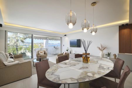 Cannes Croisette – Vue Mer – 4P meublé 108 m² – Terrasse - Photo 2