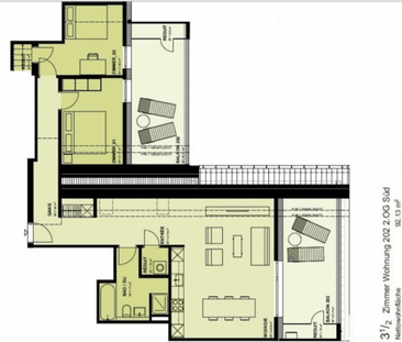 Moderne 3.5-Zimmer-Wohnung mit Balkon in Bettwiesen - Photo 5