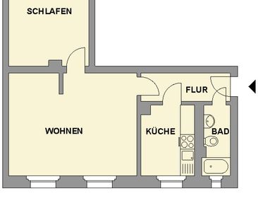 2-Raum-Wohnung mit Tageslichtbad - Photo 5