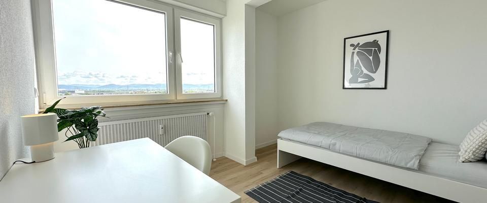 4er-Penthouse-WG | 11. OG Traumblick | Erstbezug & Voll möbliert | Nur noch 3 Zimmer frei! - Photo 1