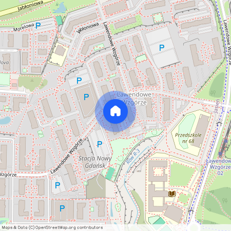 ul. Lawendowe Wzgórze, Jasień, Gdańsk, pomorskie