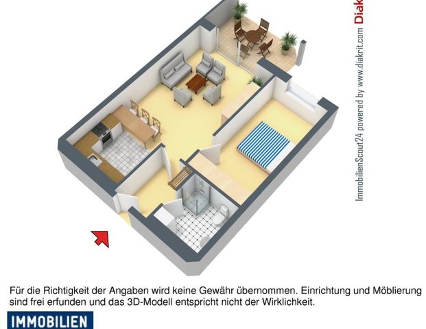 Hochwertiges 2 Zimmer-Appartemet, OG, Paderborn-Elsen - Foto 1