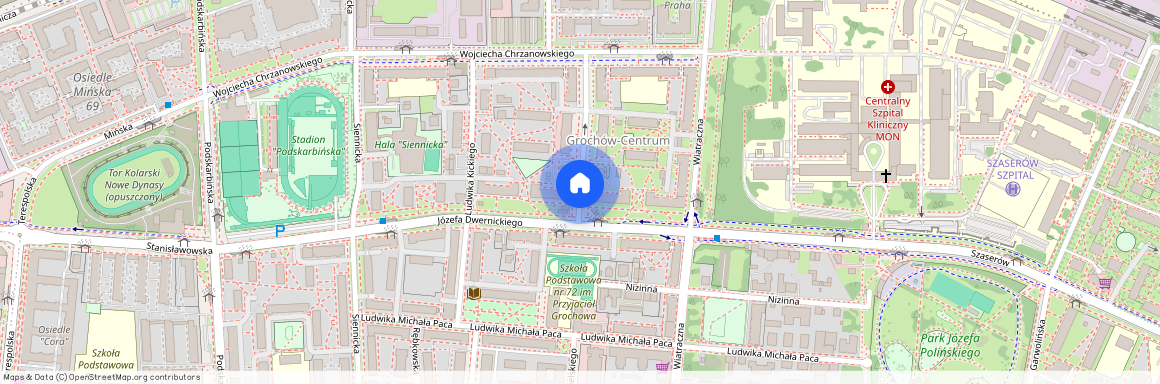 ul. Ludwika Mycielskiego, Grochów, Praga-Południe, Warszawa, mazowieckie