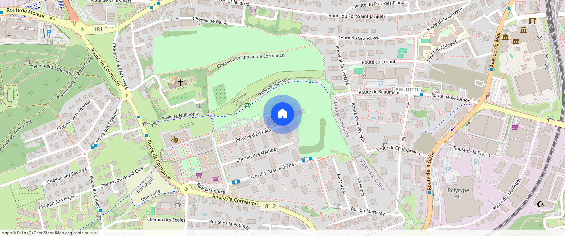 Chemin Pérolles d'en Haut **, 1752 Villars-sur-Glâne