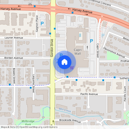 google map, Kelowna, Kelowna, Central Okanagan, V1Y 5Y2