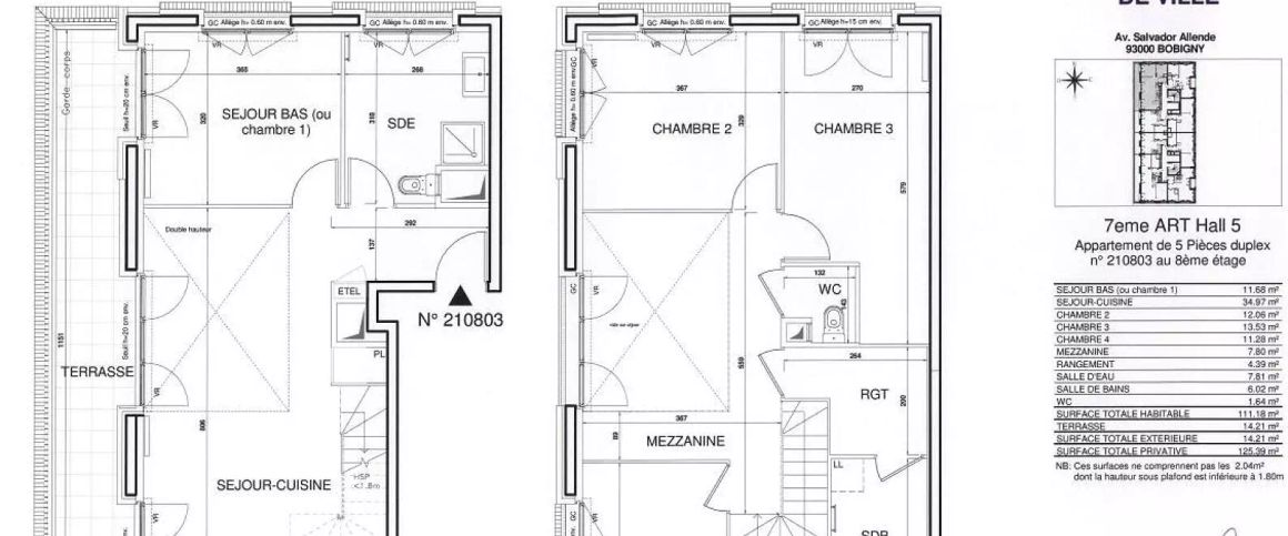location Appartement T5 DE 111.1m² À BOBIGNY - Photo 1