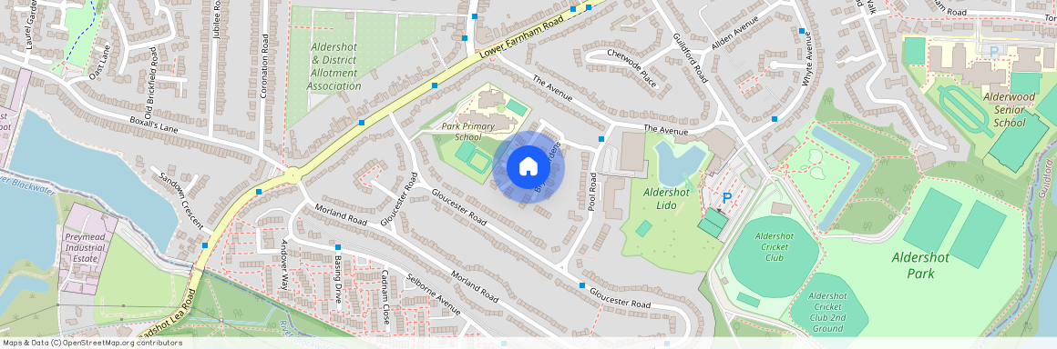 Calton Gardens, Aldershot