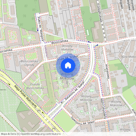 Grupy AK Krybar, Siekierki, Mokotów, Warszawa, mazowieckie