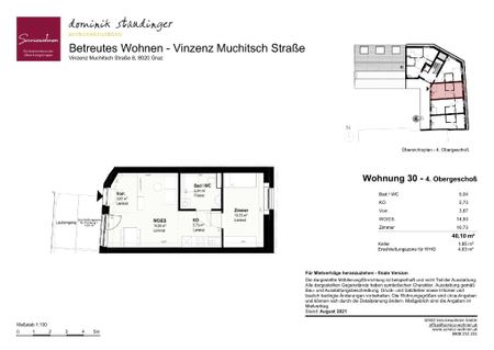 Geförderte Mietwohnung, Vinzenz Muchitsch Str. TOP 30, Provisionsfrei! [GF,ViMu] - Foto 5