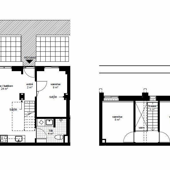 4-værelses bolig i 2 plan - Foto 1