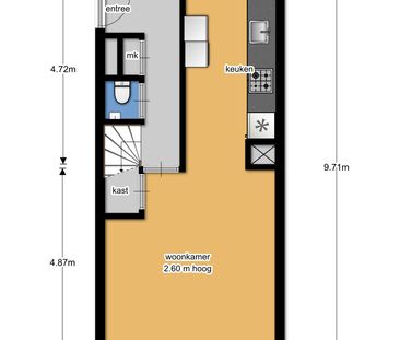 Appartement te huur: Lambertus Hortensiuslaan 62 1412 GX Naarden - Foto 2