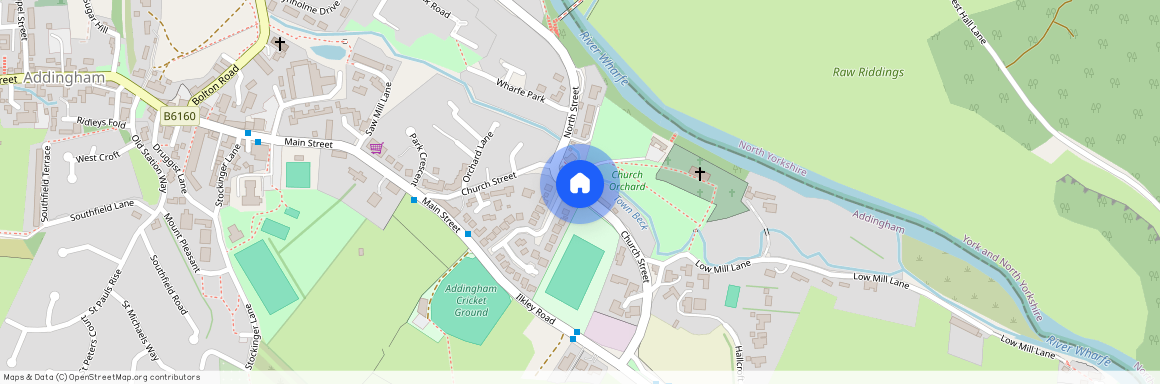 Church Street, Addingham, Ilkley, West Yorkshire, UK, LS29