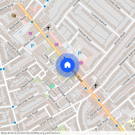 Shirley Road, Southampton, Hampshire, SO15