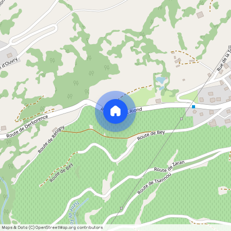 Route de scex Riond, Aven