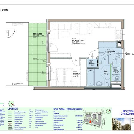 2-Zimmer-Wohnung mit Terrasse, Top 2 - Photo 3