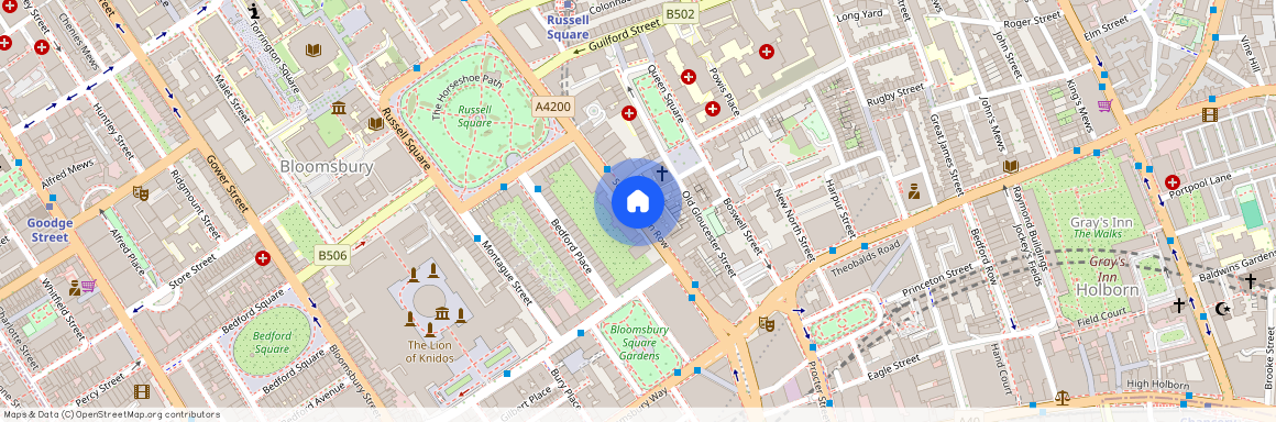 Russell Square Mansions, Bloomsbury, London, WC1B