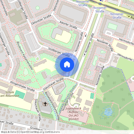 Nossener Str. 56, 12627 Berlin OT Hellersdorf, Zur Karte