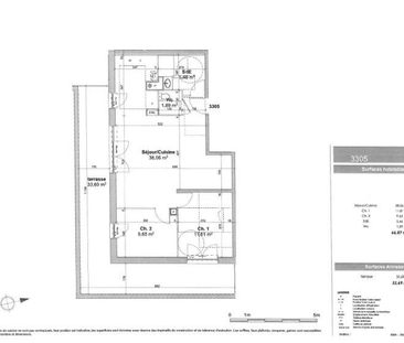 Location Appartement 3 pièces 66m² NOTRE DAME DE BONDEVILLE 76960 - Photo 3