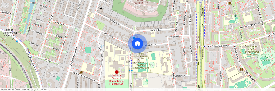 ul. Miączyńska, Wyględów, Mokotów, Warszawa, mazowieckie