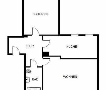 Charmante 2-Zimmer-Wohnung zu vermieten: Kernsaniert und ideal für Studenten, Paare oder Singles - Foto 4