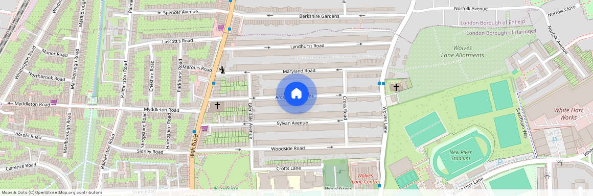 Arcadian Gardens, N22