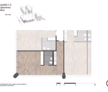 Studio loft meublé de 47 m² au 1er étage - Photo 5