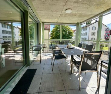 Möblierte exklusive 3.5-Zimmer-Wohnung mit zwei Balkonen im Zentrum... - Foto 6