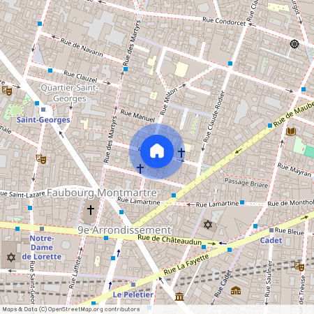 Appartement à louer rue Choron, Paris 9ème