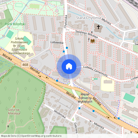 ul. Ludwika Zamenhofa, Chylonia, Gdynia, pomorskie