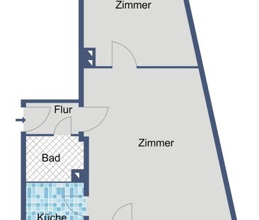 Gut geschnittene Wohnung mit Balkon - Foto 6