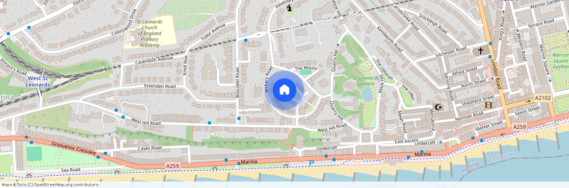 Archery Gardens, East Sussex TN38