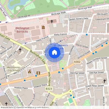 Caxton Street, St James's Park, London, SW1H