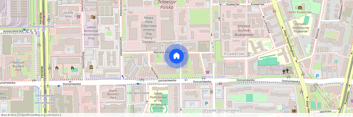 ul. Mariana Zdziechowskiego, Ksawerów, Mokotów, Warszawa, mazowieckie