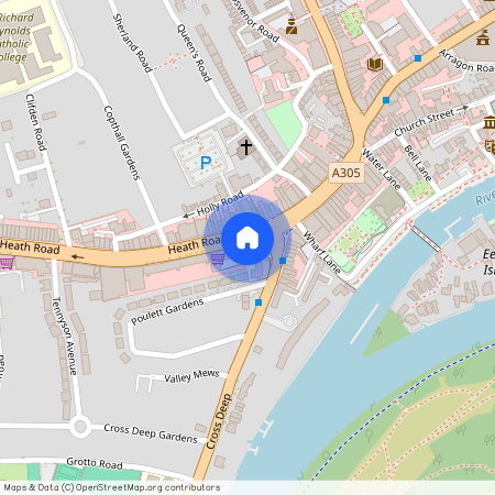 1 bed flat to rent in Heath Road, Twickenham TW1