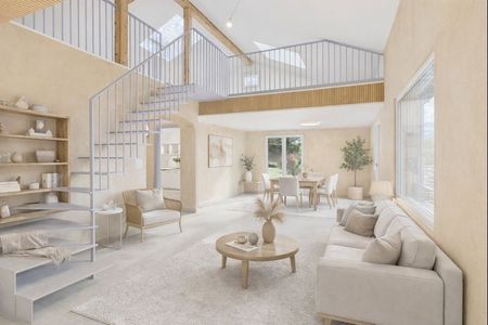 Superbe maison mitoyenne avec studio indépendant et vue exceptionnelle sur le lac à Villeneuve - Photo 4