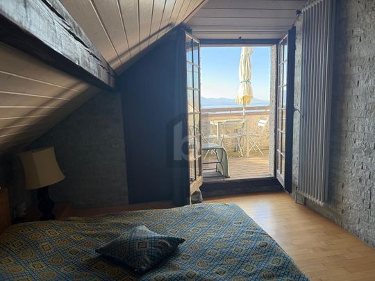 MAGNIFIQUE ATTIQUE MEUBLÉ, ENTRE LAC ET GARE ! - Photo 1