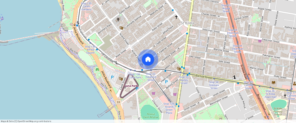 ** Fawkner Street, St Kilda, VIC 3182