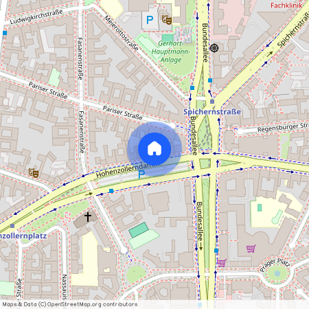 Hohenzollern 3, Hohenzollern 3, Hohenzollerndamm, Schmargendorf, Berlin