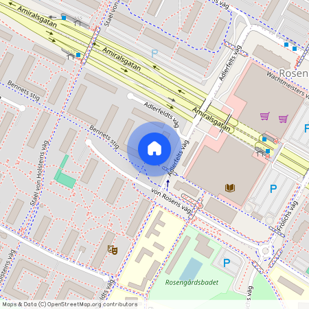 Von Rosens väg 38, Örtagården