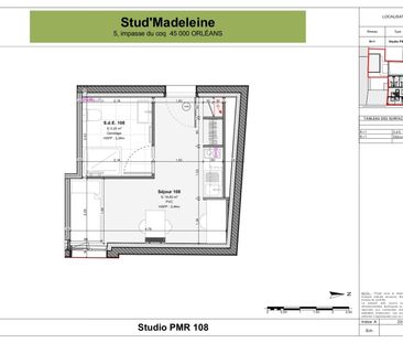 Location Appartement 1 pièce 19m² ORLEANS 45000 - Photo 5