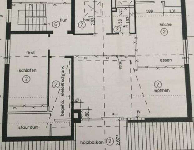 2-Zimmer-Wohnung in ruhiger Sackgasse - Foto 1