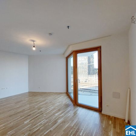 Sonnwendviertel: 1-Zimmer-Wohnung mit Balkon im 10. OG – Fitnessraum, Co-Working & Rooftop-Terrasse inklusive! - Foto 3