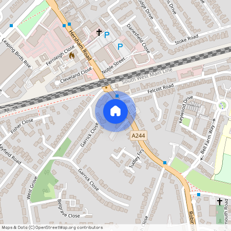 Hersham Road, Hersham, Walton-on-Thames, KT12