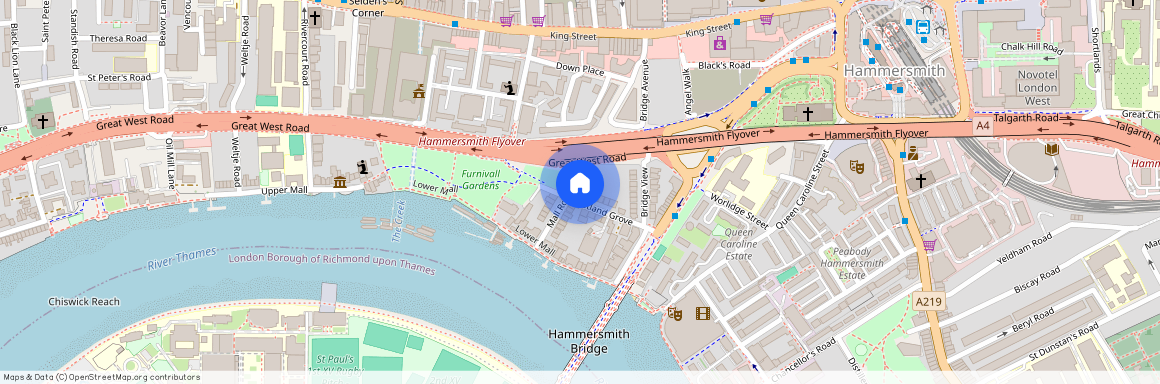 Mall Villas, Mall Road, Hammersmith, London, W6