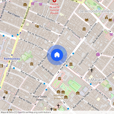 Haudriettes 6., Rue des Haudriettes, Paris